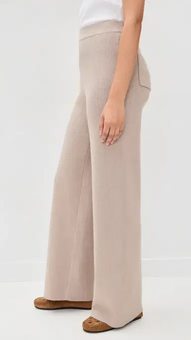 English Factory Knit Pants Taupe L | Thumbnail 5