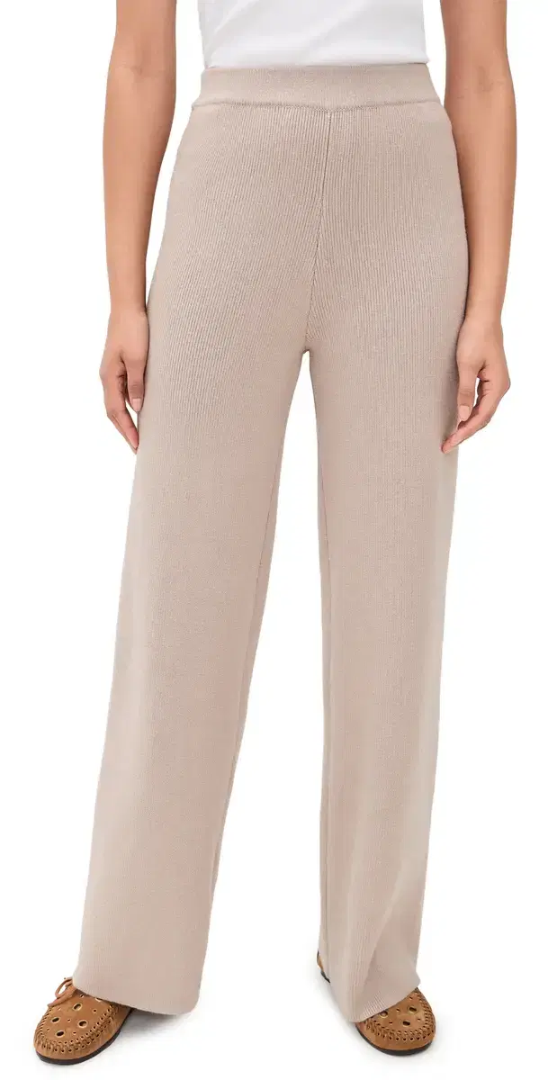 English Factory Knit Pants Taupe