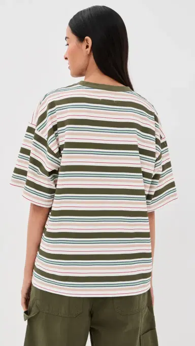 HALFBOY Stripes Tee Multicolor Stripes | Thumbnail 3