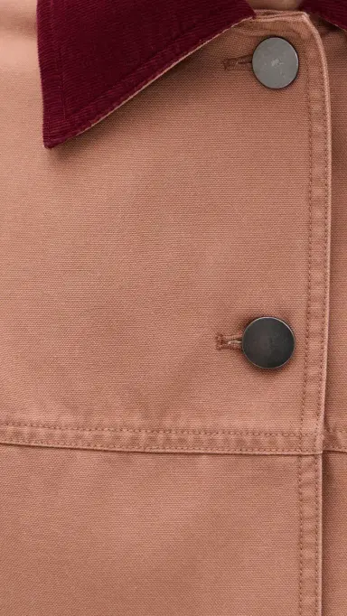 LE BOP Dree Mid- Length Oversized Barn Jacket Mocha | Thumbnail 6 LE BOP Dree Mid- Length Oversized Barn Jacket Mocha | Thumbnail 6