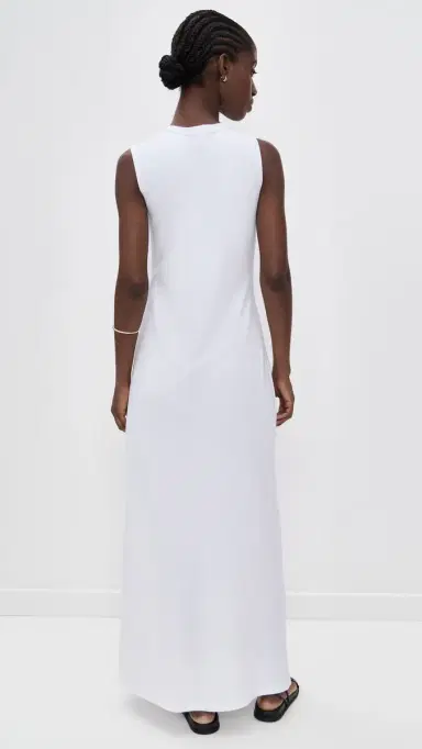 Leset Margo Sleeveless Maxi Dress White | Thumbnail 3