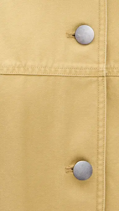 LE BOP Dree Mid- Length Oversized Barn Jacket Khaki | Thumbnail 6 LE BOP Dree Mid- Length Oversized Barn Jacket Khaki | Thumbnail 6