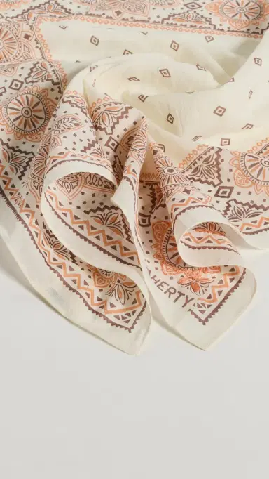 Faherty Star Geo Bandana Scarf | Thumbnail 4