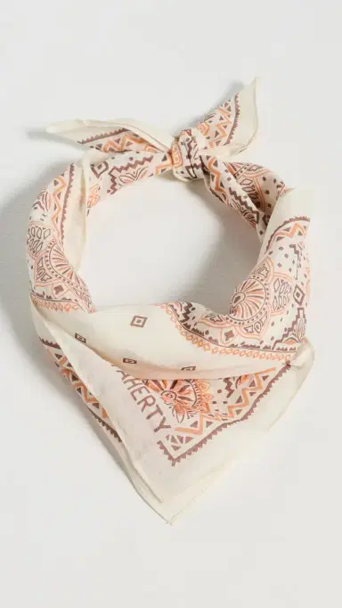 Faherty Star Geo Bandana Scarf | Thumbnail 5
