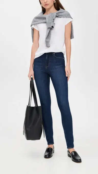 Aligne Mid Rise Skinny Jeans Ocean Blue 32 | Thumbnail 5 Aligne Mid Rise Skinny Jeans Ocean Blue 32 | Thumbnail 5