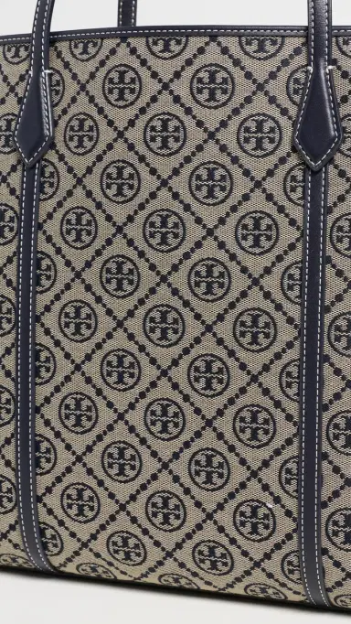 Tory Burch Perry T Monogram Tote Tory Navy | Thumbnail 5 Tory Burch Perry T Monogram Tote Tory Navy | Thumbnail 5