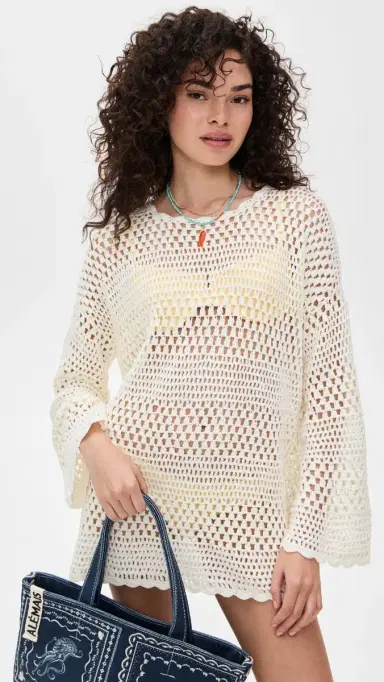 Show Me Your Mumu Paula Pullover Sweater White | Thumbnail 2
