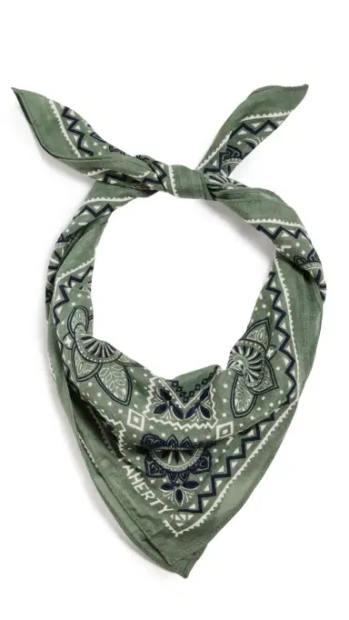 Faherty Star Geo Bandana Scarf Four Leaf Clover One Size | Thumbnail 6 Faherty Star Geo Bandana Scarf Four Leaf Clover One Size | Thumbnail 6