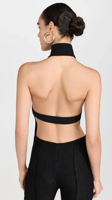 Cult Gaia Wake Knit Top Black L | Thumbnail 4 Cult Gaia Wake Knit Top Black L | Thumbnail 4