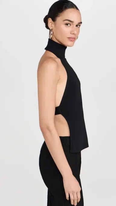 Cult Gaia Wake Knit Top Black L | Thumbnail 5 Cult Gaia Wake Knit Top Black L | Thumbnail 5