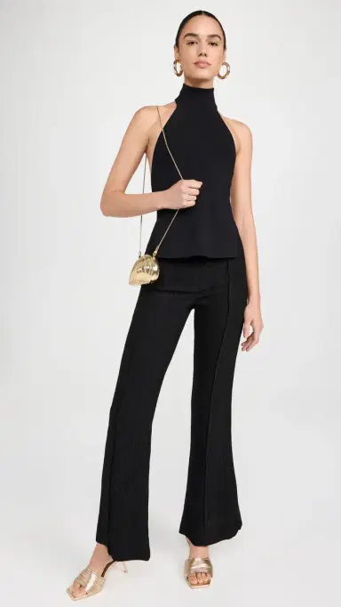Cult Gaia Wake Knit Top Black L | Thumbnail 6 Cult Gaia Wake Knit Top Black L | Thumbnail 6