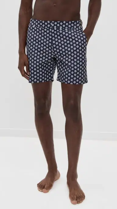 Orlebar Brown Bulldog Lumina Swim Shorts 6.25 Night Iris/Latte 28 | Thumbnail 2