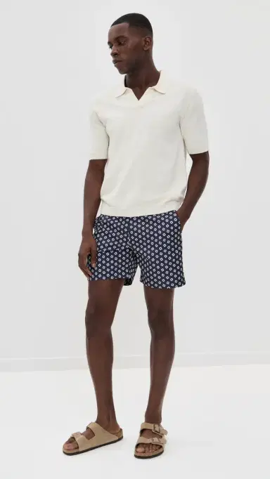 Orlebar Brown Bulldog Lumina Swim Shorts 6.25 Night Iris/Latte 28 | Thumbnail 5