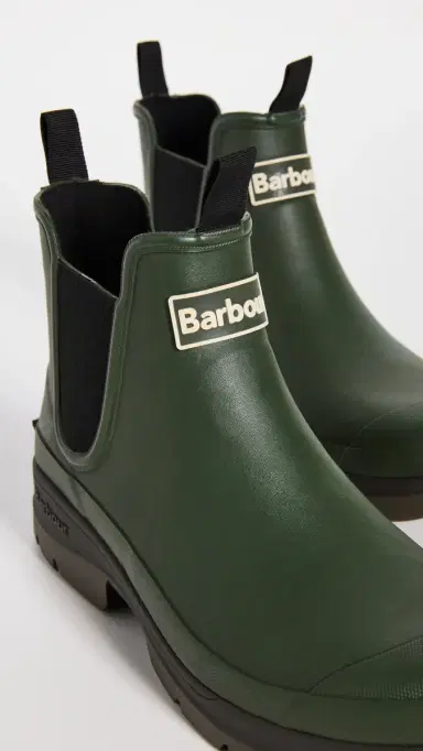 Barbour Nimbus Wellington Rain Boots Olive 9 | Thumbnail 3 Barbour Nimbus Wellington Rain Boots Olive 9 | Thumbnail 3