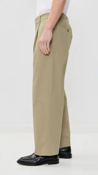 NN07 Kaye Cotton Relaxed Pleated Trousers Desert Khaki | Thumbnail 4 NN07 Kaye Cotton Relaxed Pleated Trousers Desert Khaki | Thumbnail 4