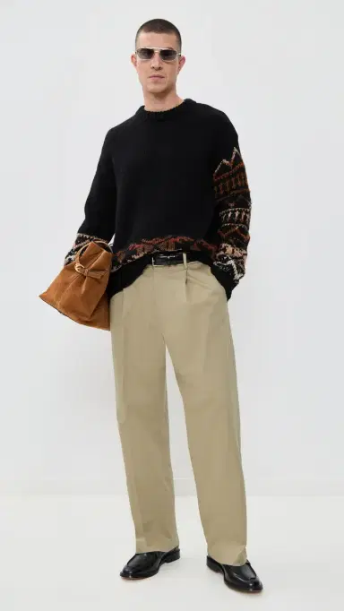 NN07 Kaye Cotton Relaxed Pleated Trousers Desert Khaki | Thumbnail 5 NN07 Kaye Cotton Relaxed Pleated Trousers Desert Khaki | Thumbnail 5