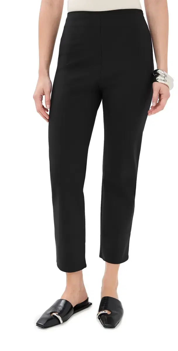 Róhe Cigarette Scruba Trousers Black