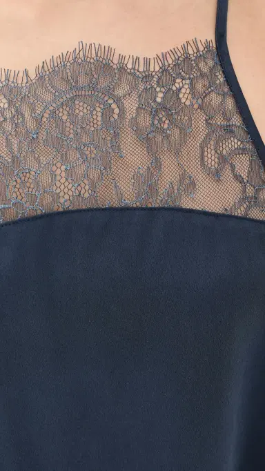 Lunya Washable Silk Lace Cami Shorts Set Deep Blue | Thumbnail 6 Lunya Washable Silk Lace Cami Shorts Set Deep Blue | Thumbnail 6