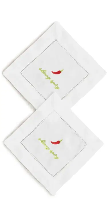 Abbode Skinny Spicy Napkin White One Size | Thumbnail 1 Abbode Skinny Spicy Napkin White One Size | Thumbnail 1