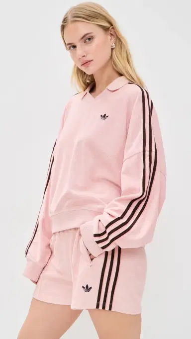 adidas Polo Shirt Sandy Pink | Thumbnail 3
