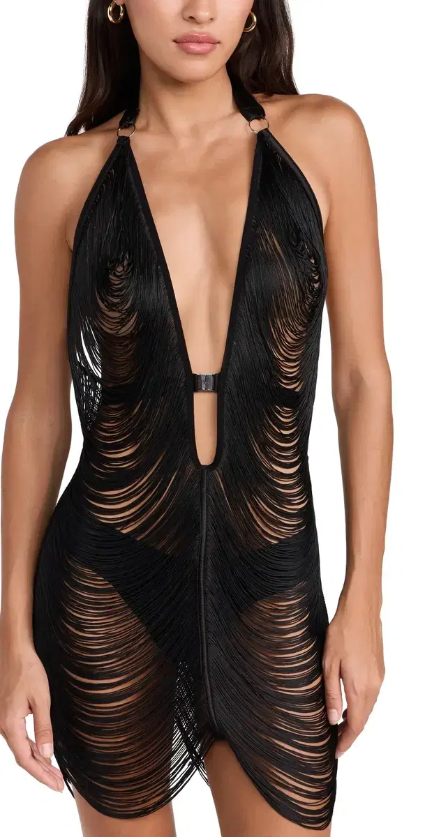 Thistle and Spire Fringe Benefits Slip Black