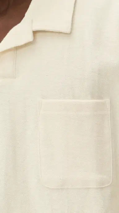 Rhythm Vintage Terry Long Sleeve Shirt Natural | Thumbnail 6