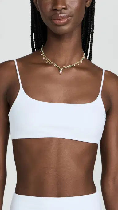 JADE Swim Muse Scoop Bikini Top White | Thumbnail 5