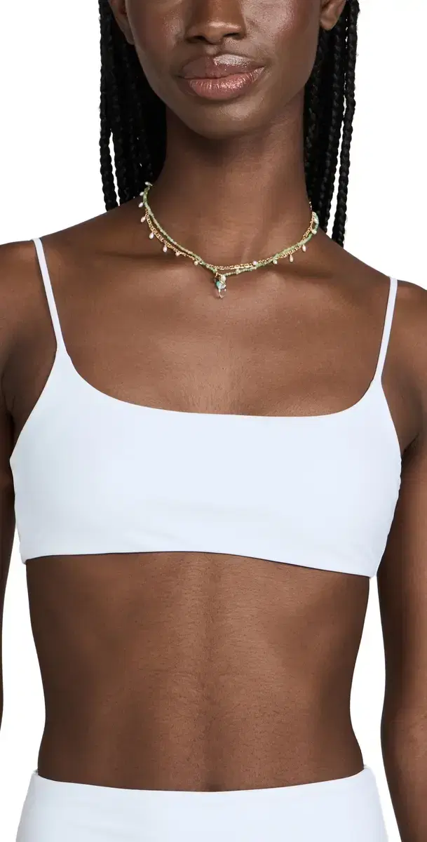 Muse Scoop Bikini Top White