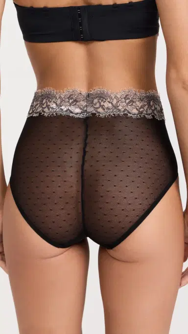Skarlett Blue Entice High Waisted Briefs Black | Thumbnail 3