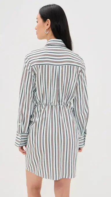 A.L.C. A. L.C. Mia Shirt Dress Ice Mint/Ganache | Thumbnail 3