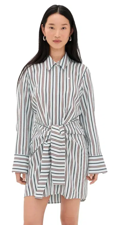 A.L.C. A. L.C. Mia Shirt Dress Ice Mint/Ganache | Thumbnail 1