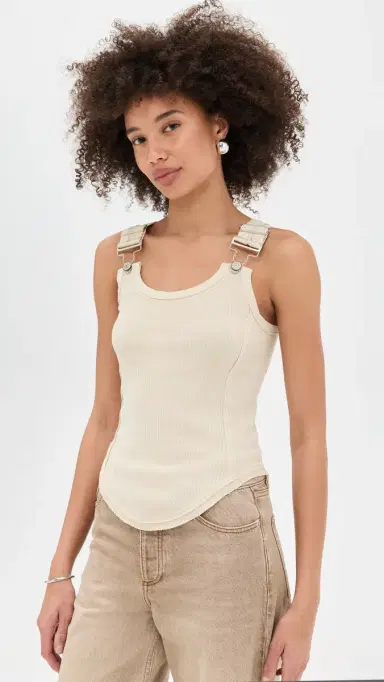 Free People Jamie Buckle Tank Tea | Thumbnail 2