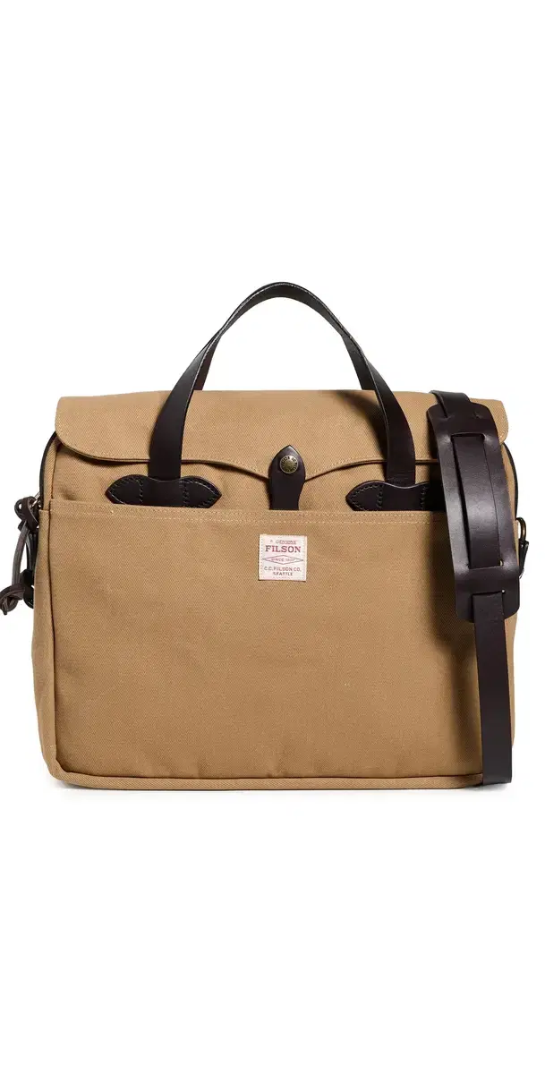 Rugged Twill Original Briefcase Tan One Size Rugged Twill Original Briefcase Tan One Size