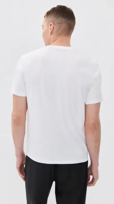 Theory Precise Tee Rib Cotton White S | Thumbnail 3