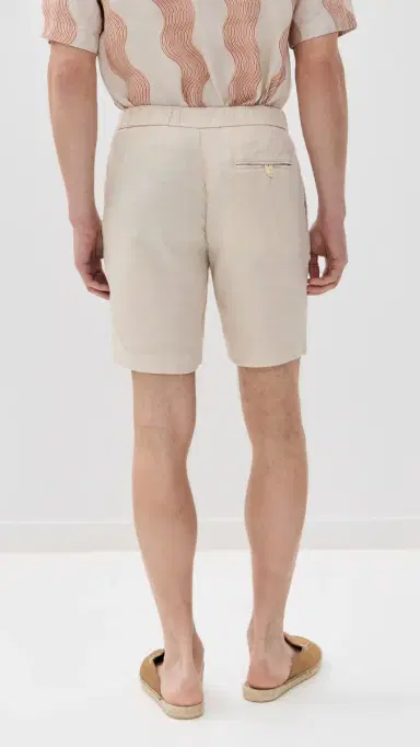 Frescobol Carioca Felipe Linen Shorts 8 | Thumbnail 3 Frescobol Carioca Felipe Linen Shorts 8 | Thumbnail 3