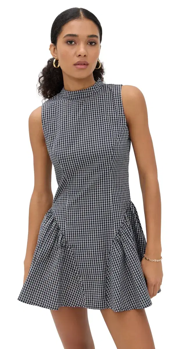 Chelsea Mini Dress Noir Check