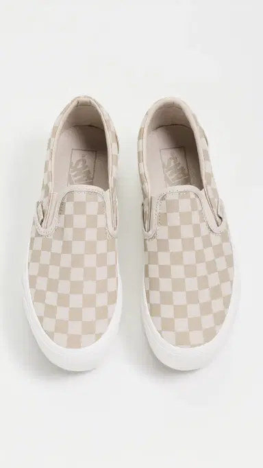 Vans Classic Slip-On Stackform Sneakers Check Mushroom/Marshmallow | Thumbnail 5 Vans Classic Slip-On Stackform Sneakers Check Mushroom/Marshmallow | Thumbnail 5