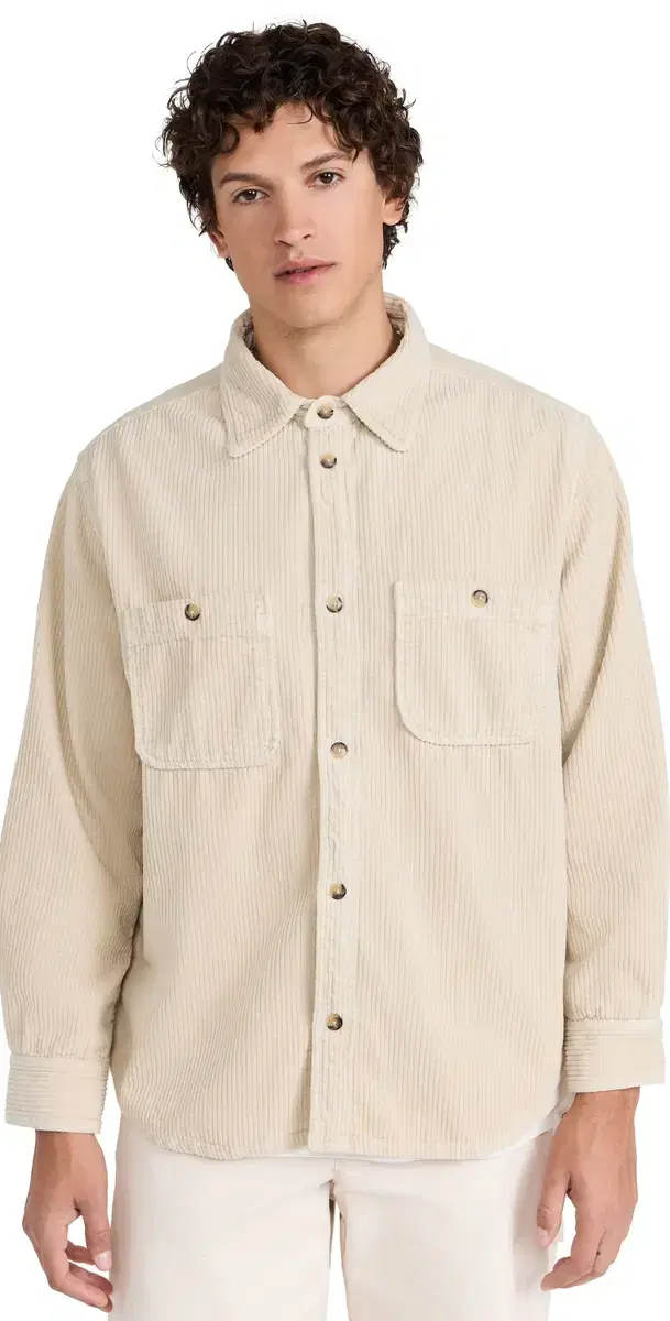 Nario Corduroy hirt Ecru