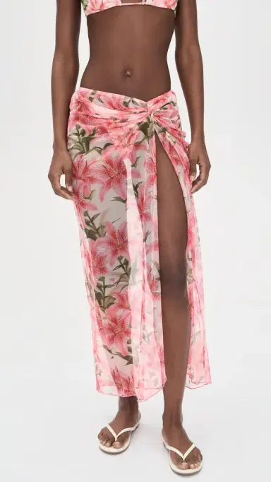 Peixoto Lori Maxi Skirt Sarong Hawaiian Bloom L | Thumbnail 2
