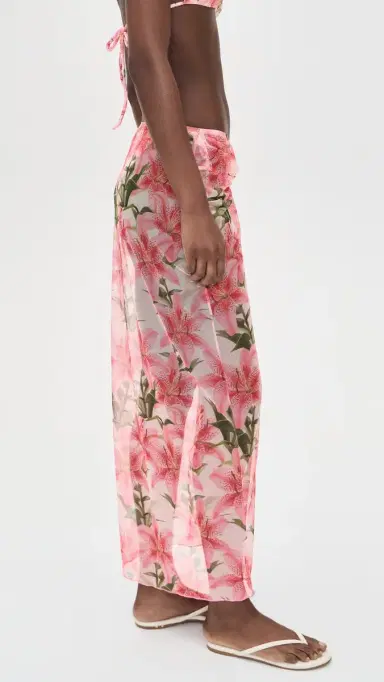 Peixoto Lori Maxi Skirt Sarong Hawaiian Bloom L | Thumbnail 4