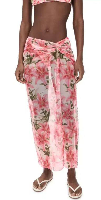 Peixoto Lori Maxi Skirt Sarong Hawaiian Bloom L | Thumbnail 1