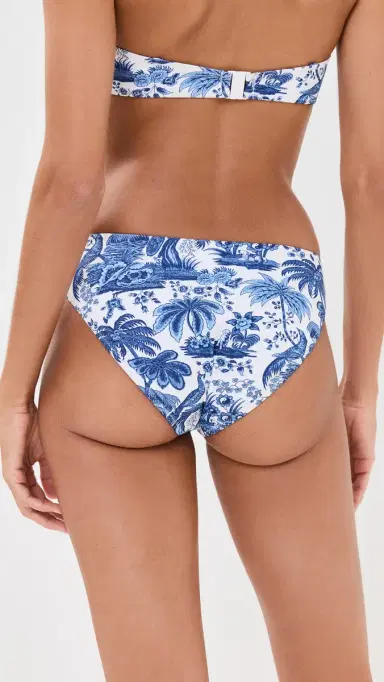 Staud Corsage Bikini Bottoms Blue Toile S | Thumbnail 3 Staud Corsage Bikini Bottoms Blue Toile S | Thumbnail 3
