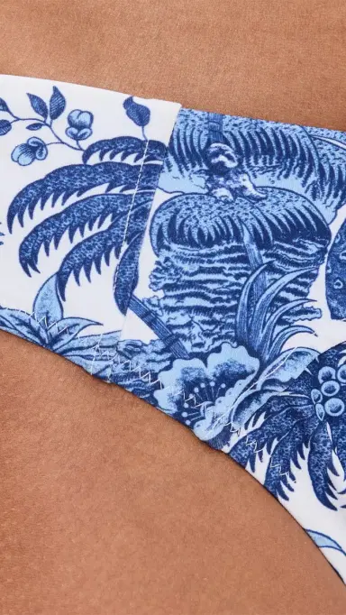 Staud Corsage Bikini Bottoms Blue Toile S | Thumbnail 5 Staud Corsage Bikini Bottoms Blue Toile S | Thumbnail 5