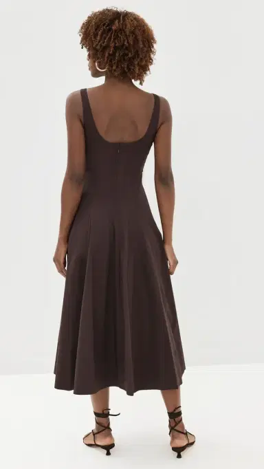 Staud Wells Dress Earth 8 | Thumbnail 3