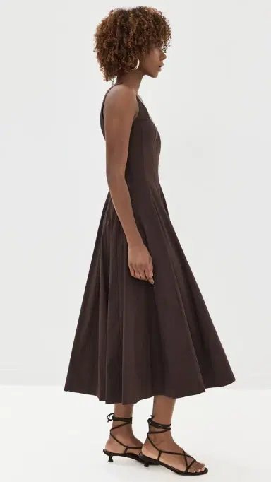 Staud Wells Dress Earth 8 | Thumbnail 4