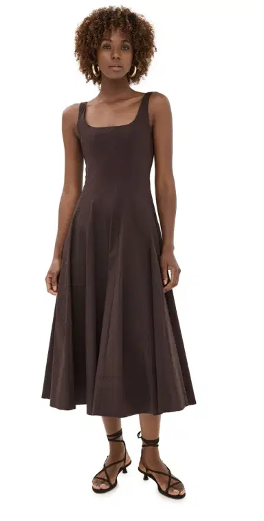 Staud Wells Dress Earth 8 | Thumbnail 1