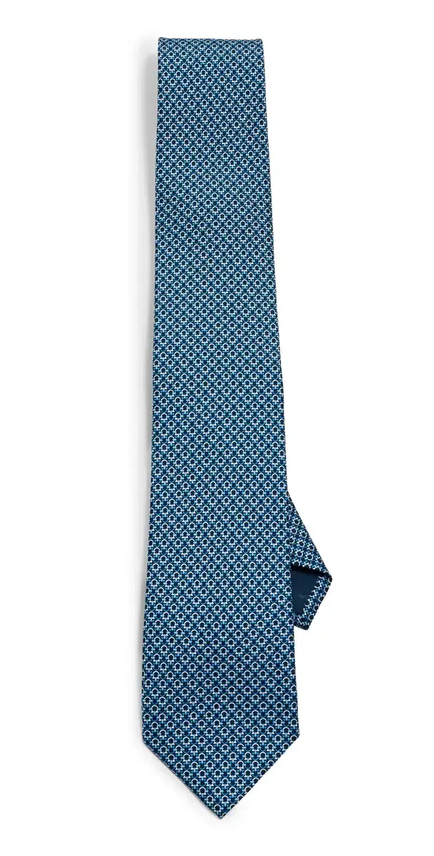 Silk Link Tie Navy One Size