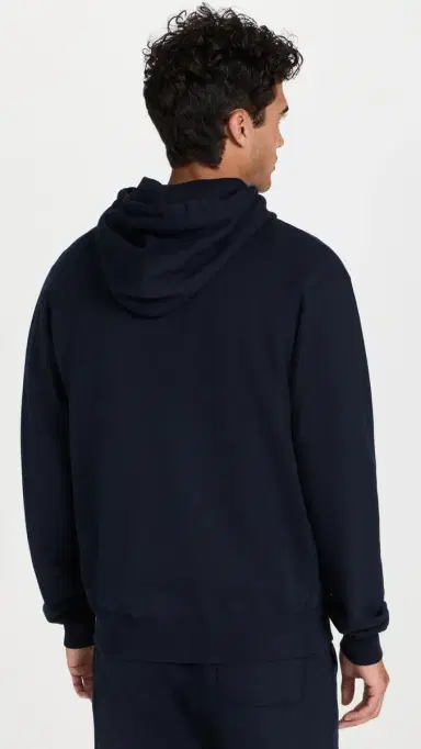 REIGNING CHAMP Midweight Terry Standard Hoodie Navy | Thumbnail 3 REIGNING CHAMP Midweight Terry Standard Hoodie Navy | Thumbnail 3