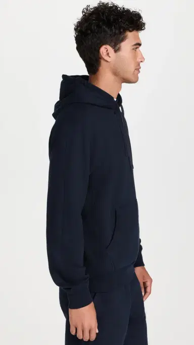 REIGNING CHAMP Midweight Terry Standard Hoodie Navy | Thumbnail 4 REIGNING CHAMP Midweight Terry Standard Hoodie Navy | Thumbnail 4
