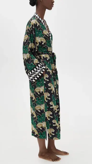 Printfresh Long Robe BAGHEERA, Ink S/M | Thumbnail 4 Printfresh Long Robe BAGHEERA, Ink S/M | Thumbnail 4